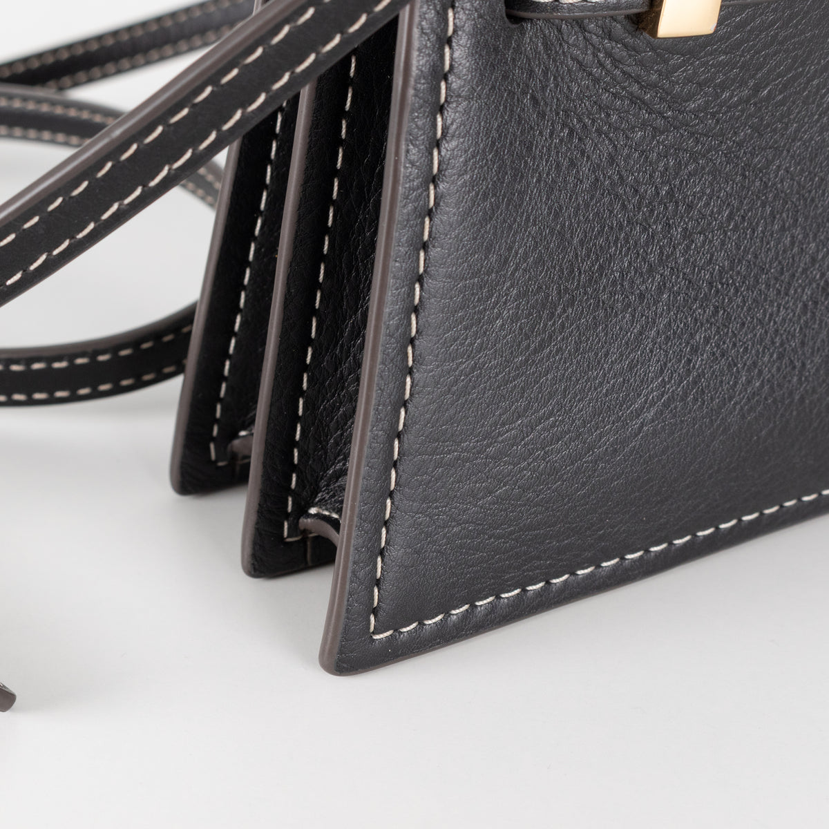 Tory Burch Black Petite Lee Radziwill Bag With Crossbody Strap