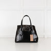 Alaia Black Le Mina 32 Laser Cut Top Handle Bag