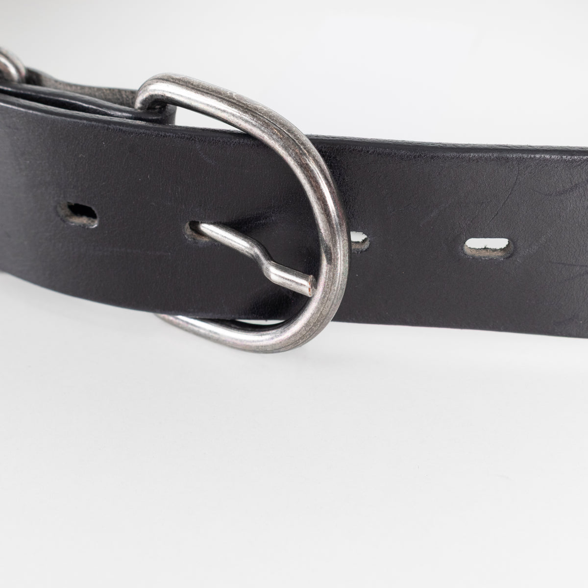BA&SH Black Double D Ring Belt