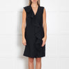 Emilio Pucci Black Ruffled Sleeveless Dress