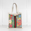 Gucci Ophidia Floral GG Supreme Large Tote Bag