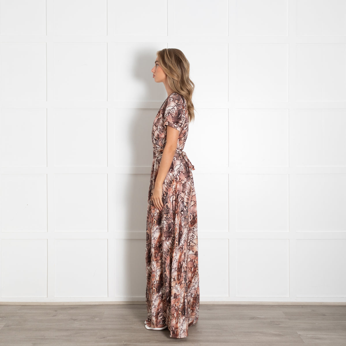 Melissa Odabash Snake Print Maxi Dress