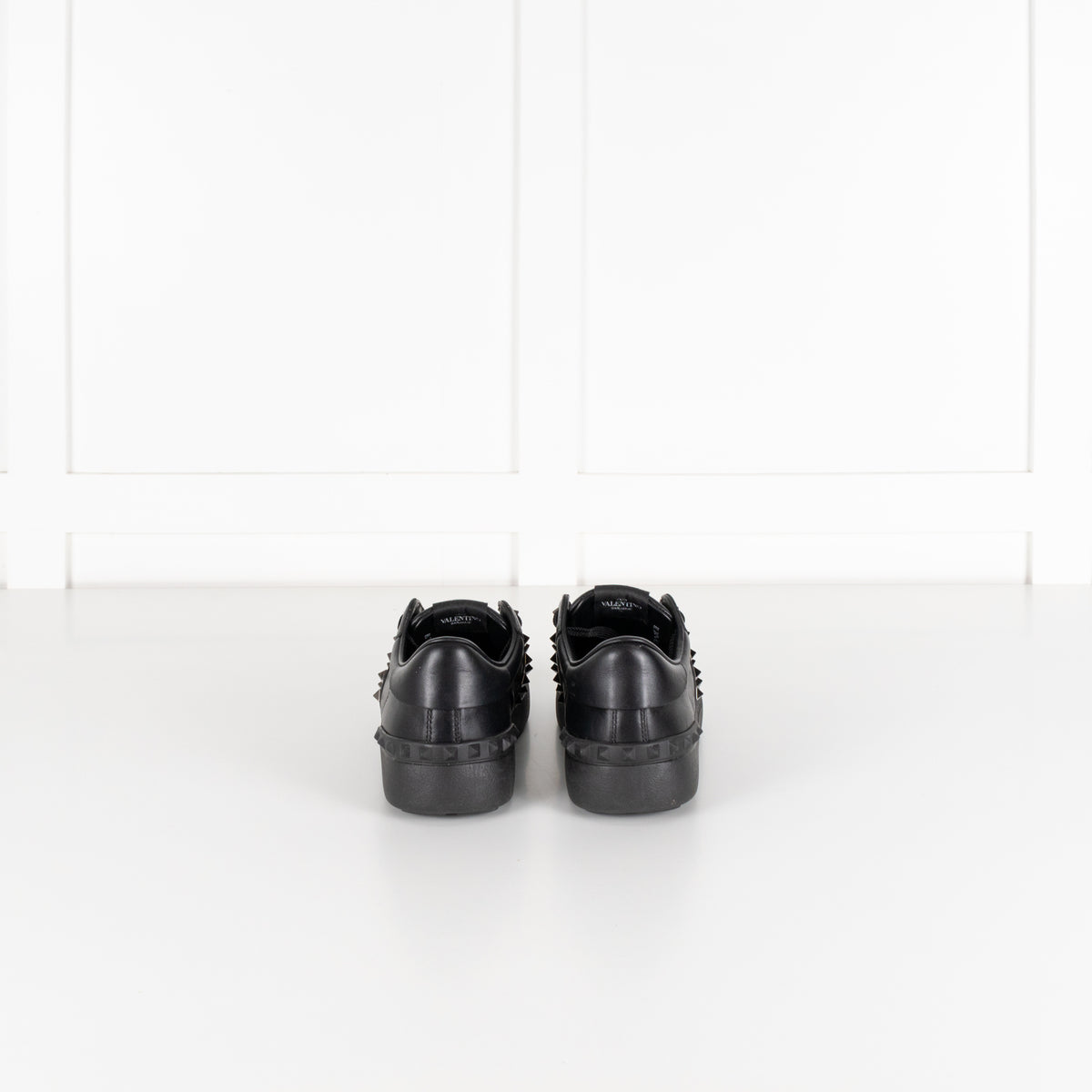 Valentino Garavani Black Rockstud Untitled Sneakers