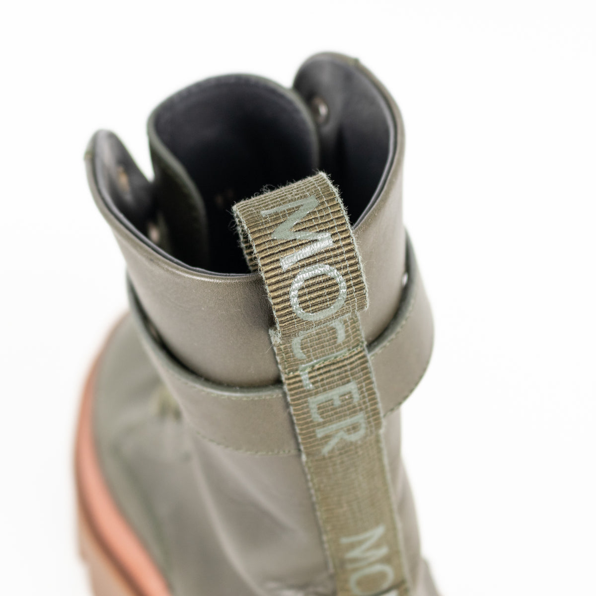 Moncler Carinne Green Hiker Boots