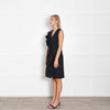 Emilio Pucci Black Ruffled Sleeveless Dress