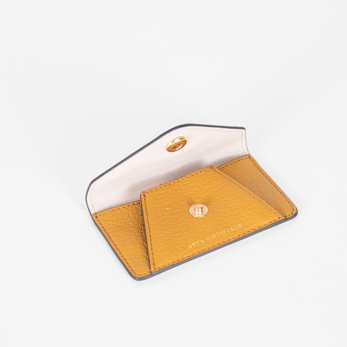 Anya Hindmarch Mustard Card Pouch for Phone