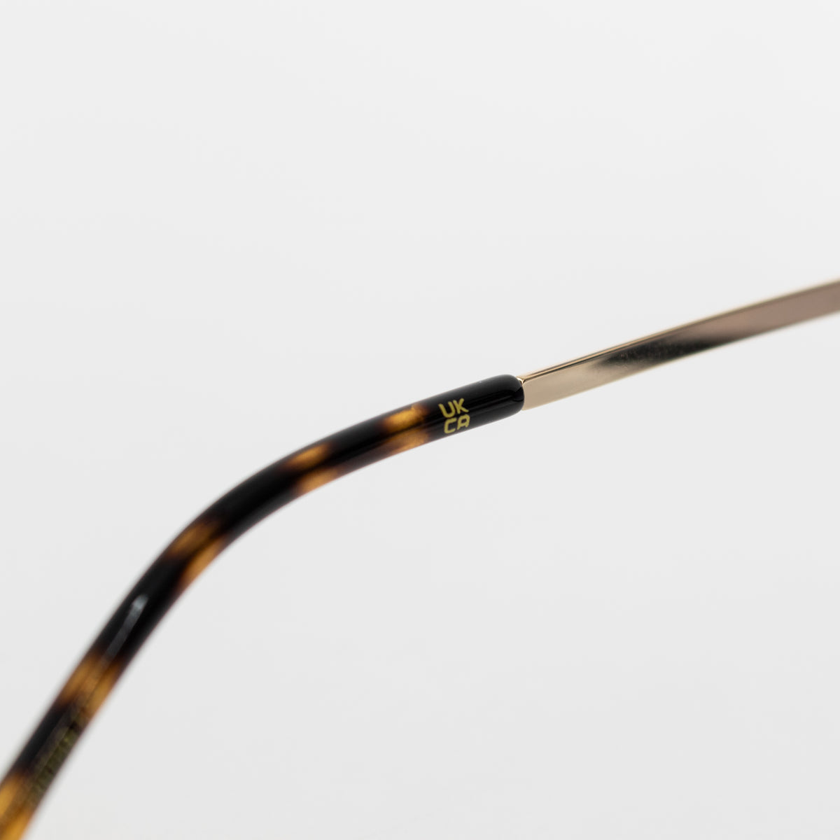 Gucci Black With Gold Horsebit Arms Sunglasses