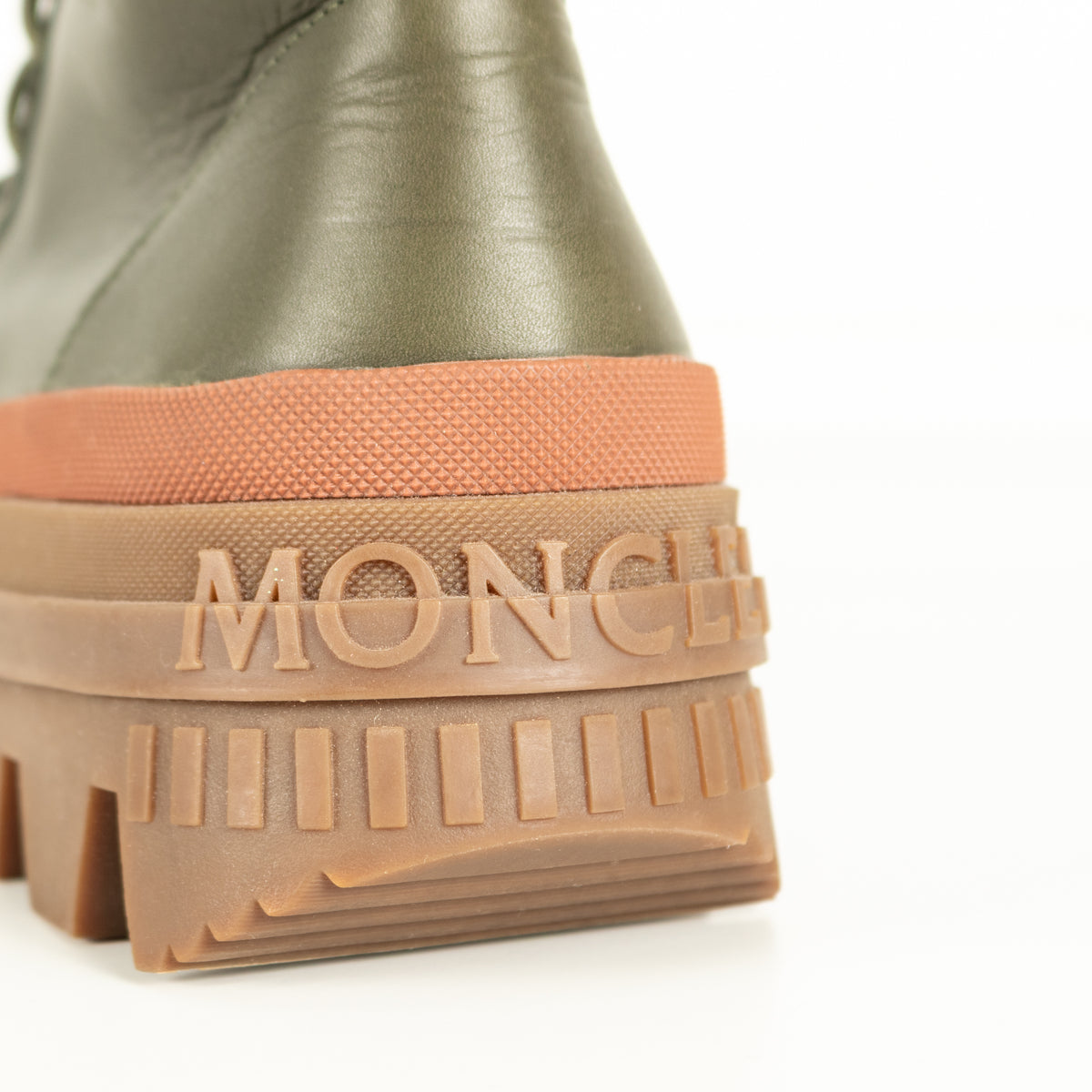 Moncler Carinne Green Hiker Boots