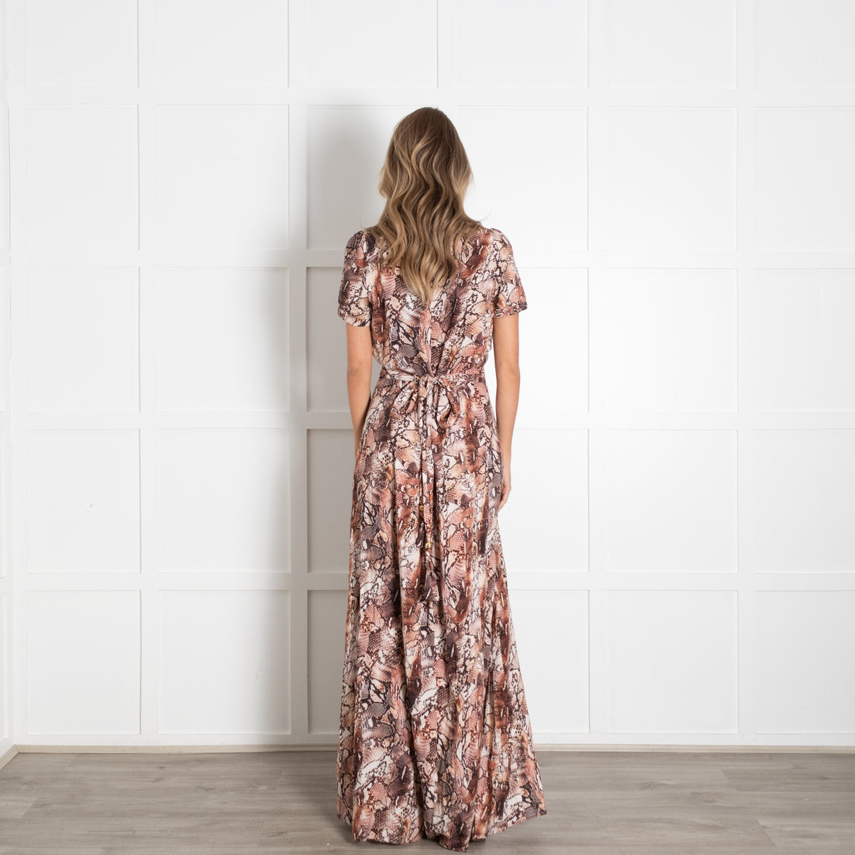 Melissa Odabash Snake Print Maxi Dress