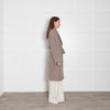 Raey Wool And Mohair Blend Unlined Beige Coat With Belt
