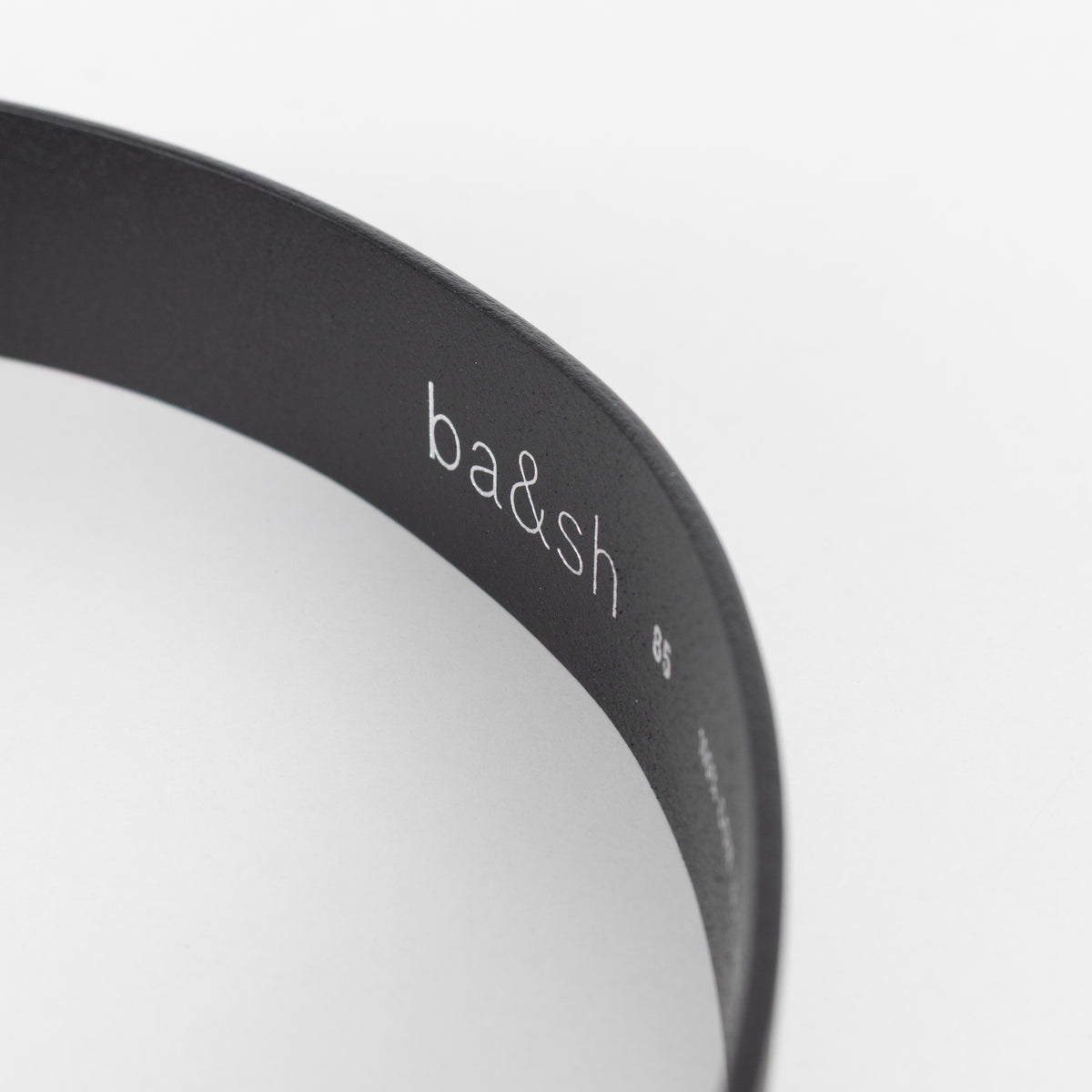 BA&SH Black Double D Ring Belt