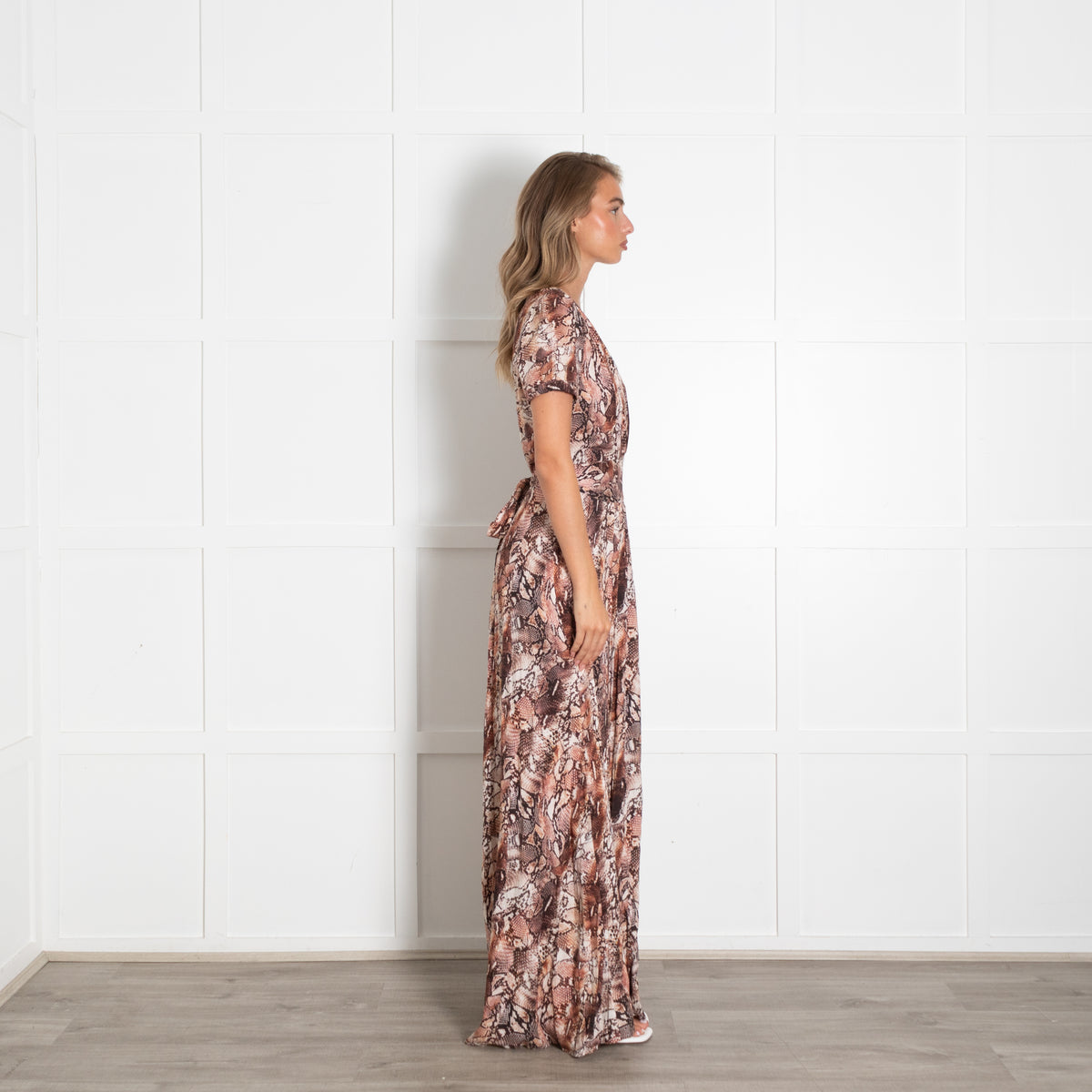 Melissa Odabash Snake Print Maxi Dress