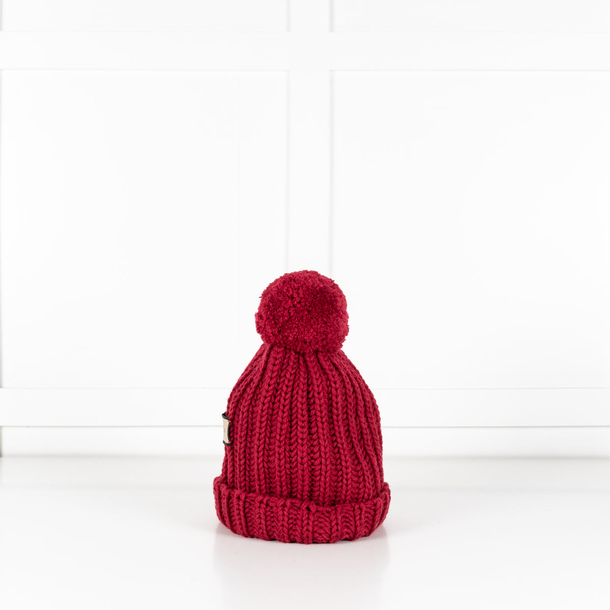 Gucci Raspberry Red Wool Bobble Hat