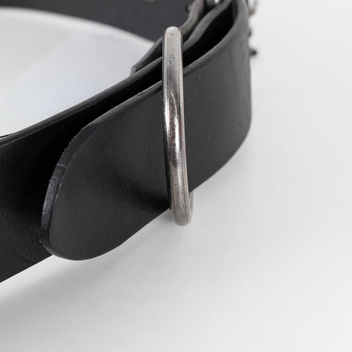 BA&SH Black Double D Ring Belt