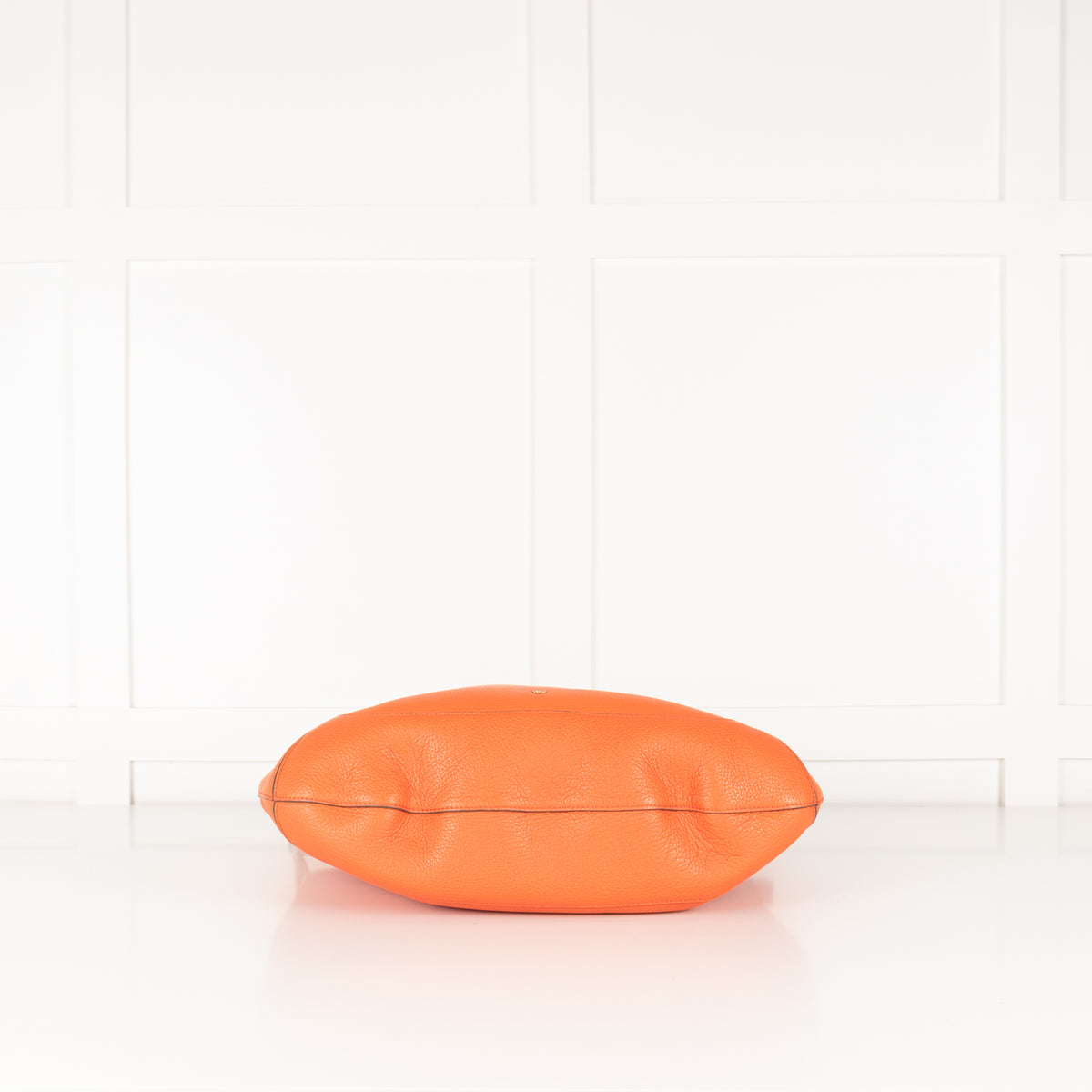 Anya Hindmarch Orange  Shoulder Bag with Burgundy Strap