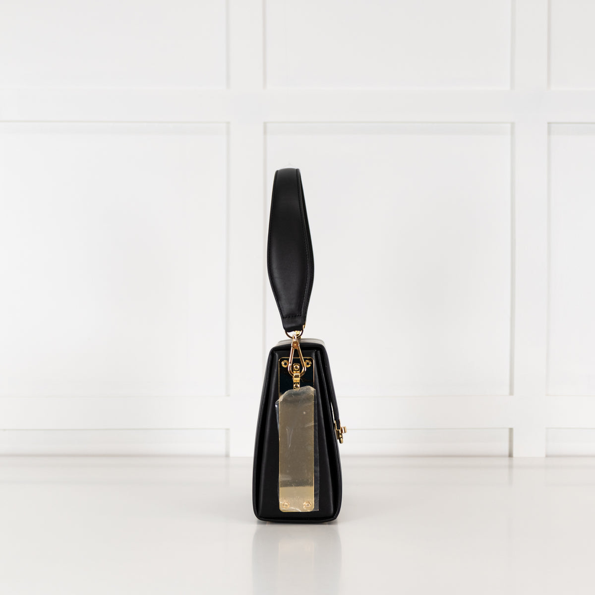 Ame Moi Black Leather Bag