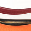 Anya Hindmarch Orange  Shoulder Bag with Burgundy Strap