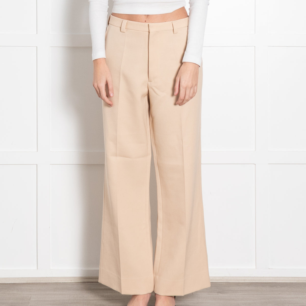 Maison Margiela Camel Distressed Collar Trouser Suit