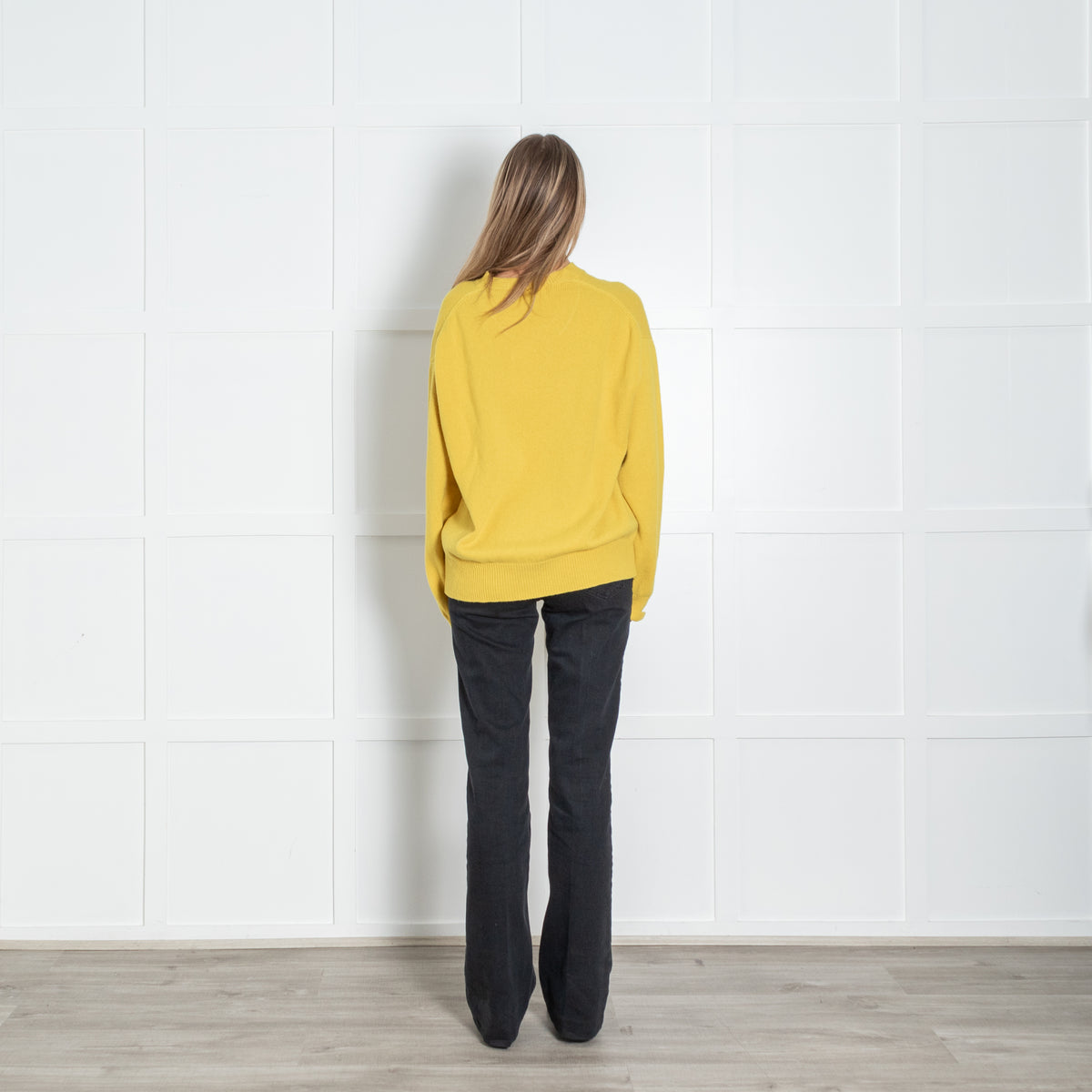 &Daughter Yellow Crewneck Wool Jumper