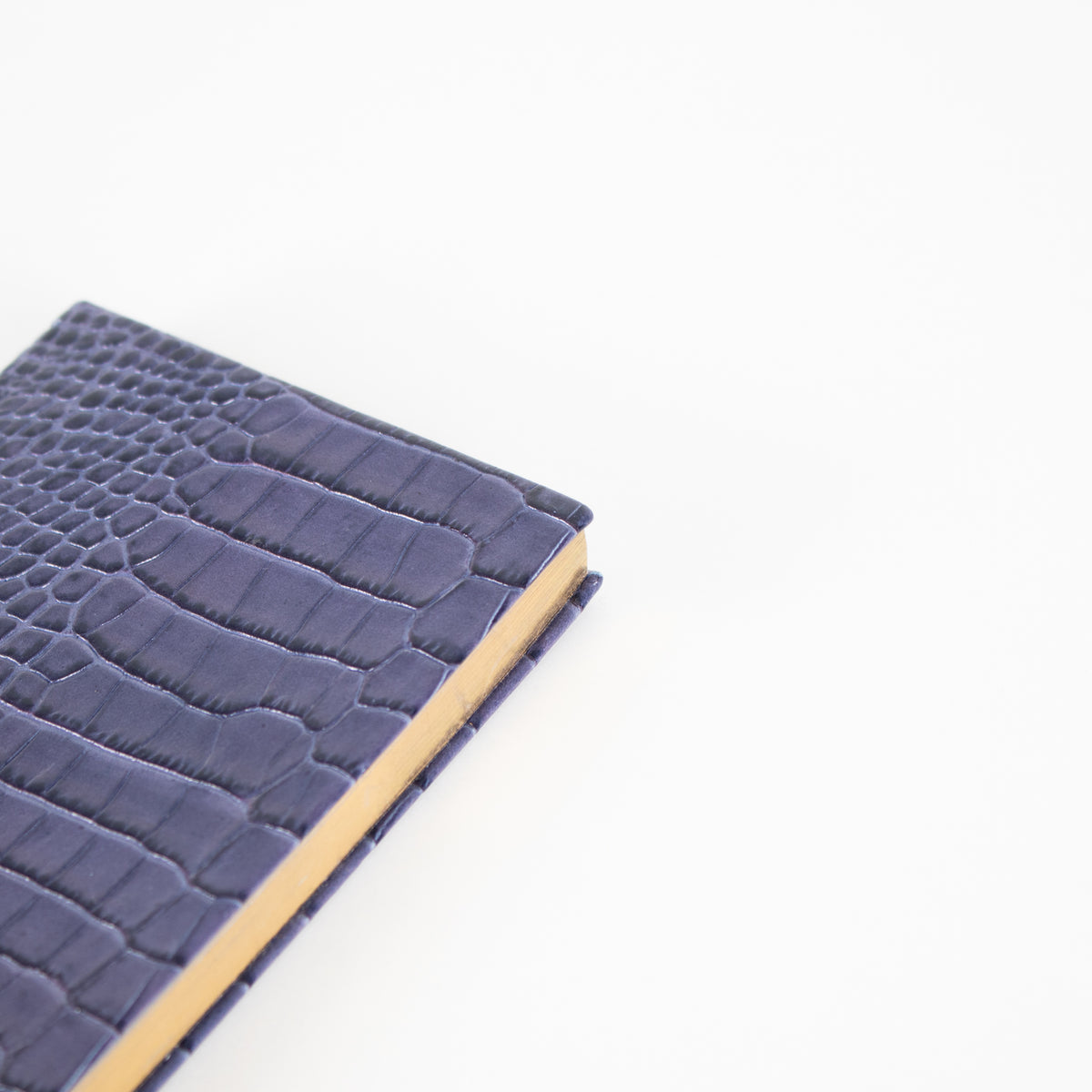 Smythson Blue Panama Leather Notebook With Silk Lining