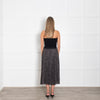 Rails Black Grey Print Pleated Skirt