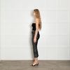 Zadig & Voltaire Black Velvet Silver Sequin Trousers