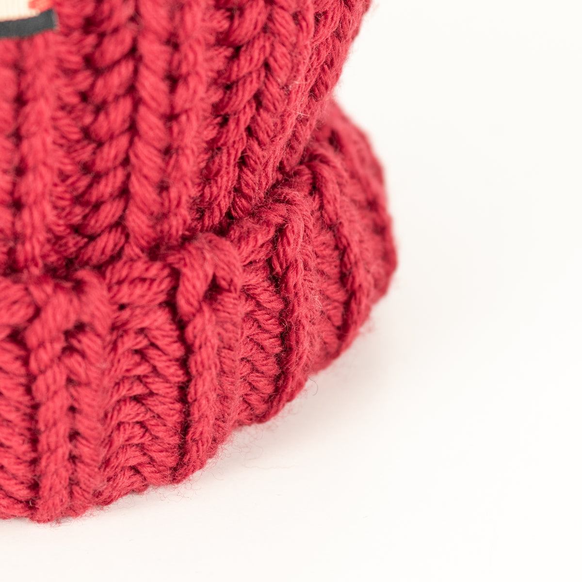 Gucci Raspberry Red Wool Bobble Hat