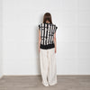 Indust by MCQ Grey and White Knit Vest