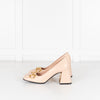 Gucci Beige Horsebit Block Heel Pumps