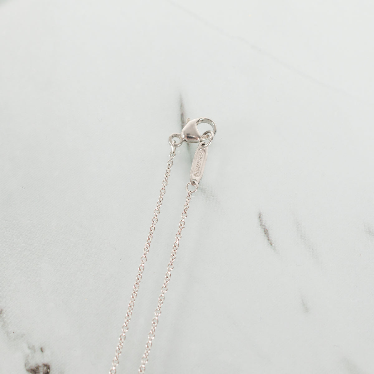 Tiffany & Co Silver Jazz Diamond Pendant Necklace