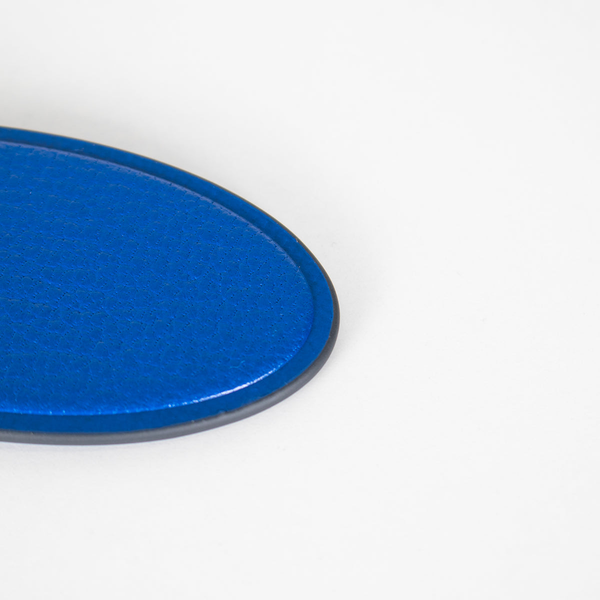 Anya Hindmarch Cobalt Oval Bespoke Medium Keyring