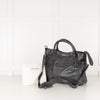 Balenciaga Grey Crushed Leather City Bag