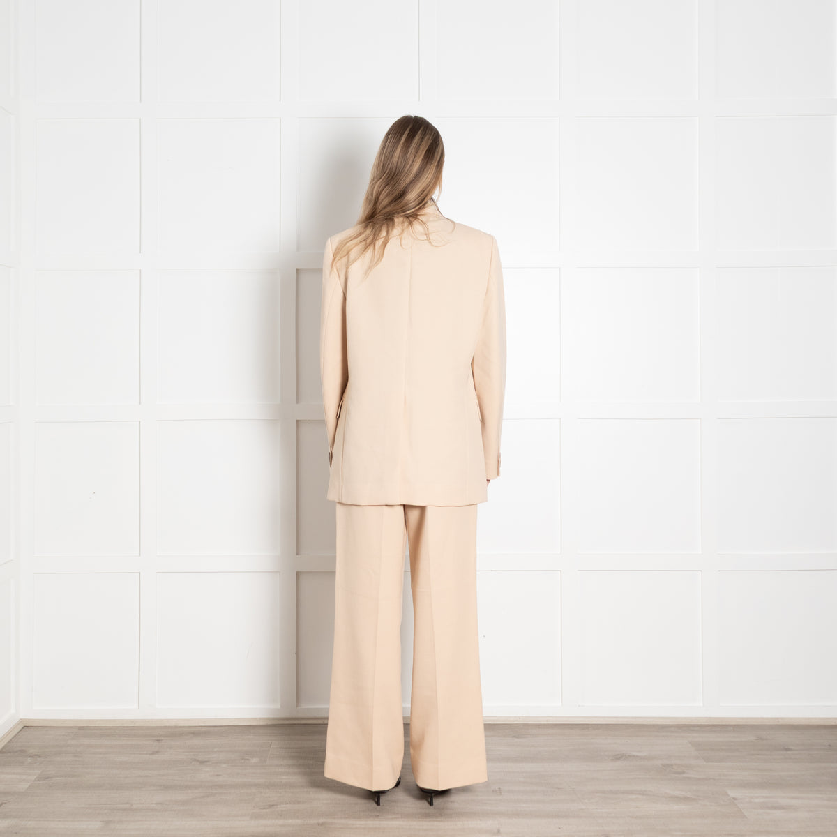 Maison Margiela Camel Distressed Collar Trouser Suit
