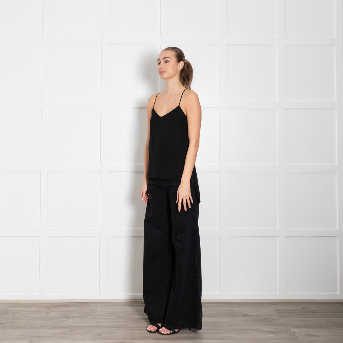 Theory Black Layered Camisole