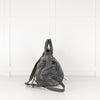 Balenciaga Grey Crushed Leather City Bag