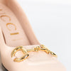 Gucci Beige Horsebit Block Heel Pumps