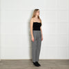 Ganni Pale Grey Fine Wool Draw String Trousers
