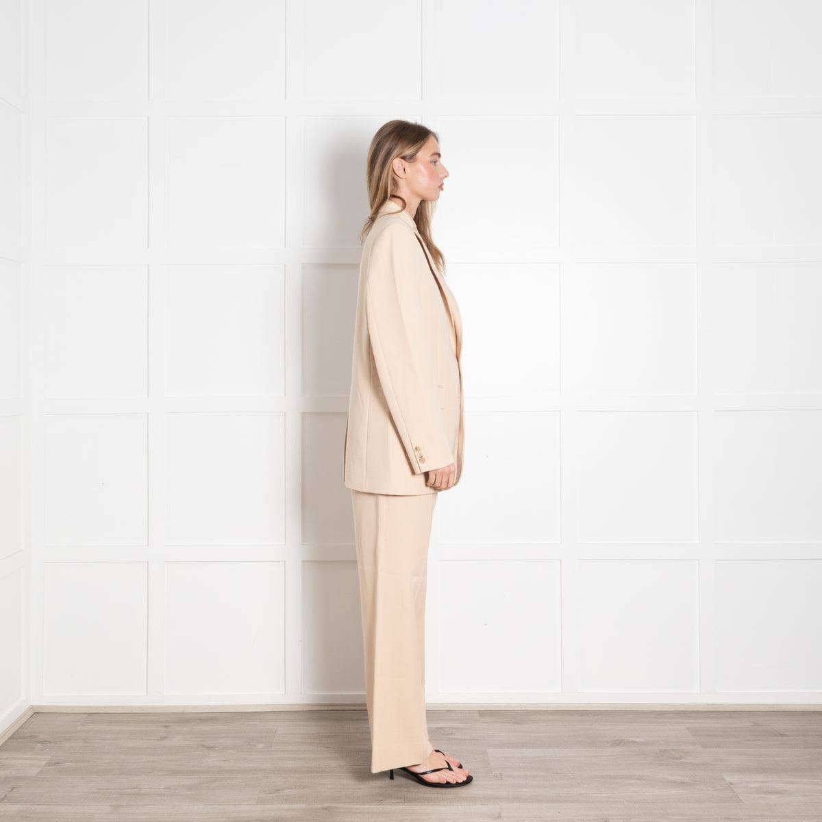 Maison Margiela Camel Distressed Collar Trouser Suit