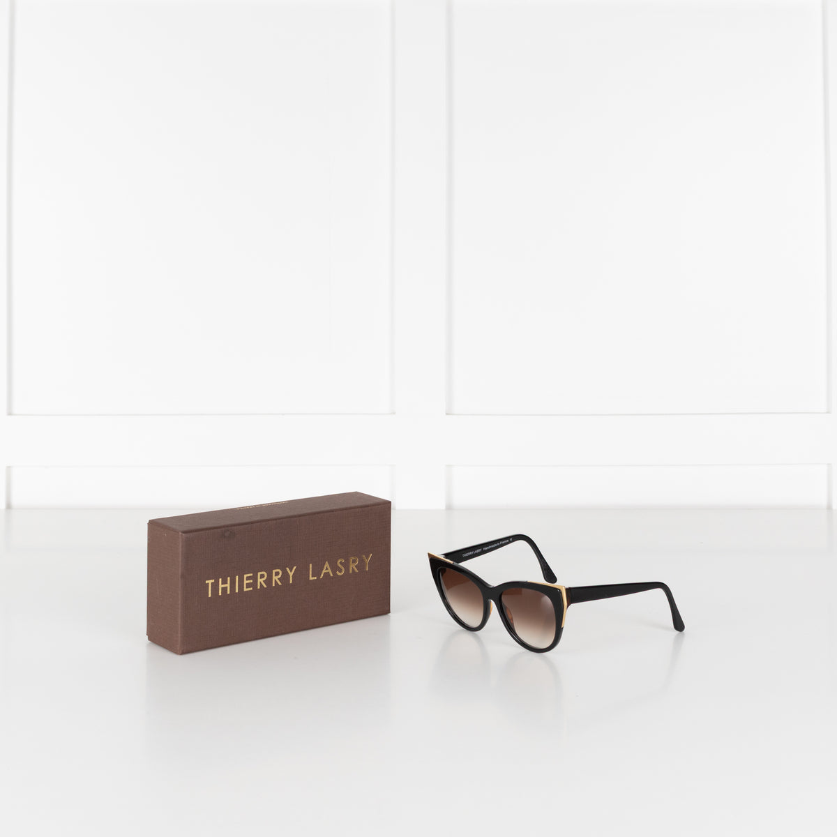 Thierry Lasry Black Cats Eye Sunglasses