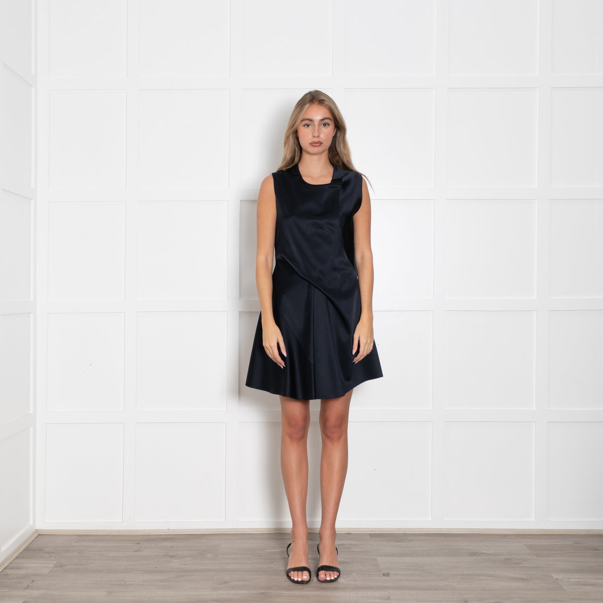 Phillip Lim Black Sleeveless  asymmetric Dress