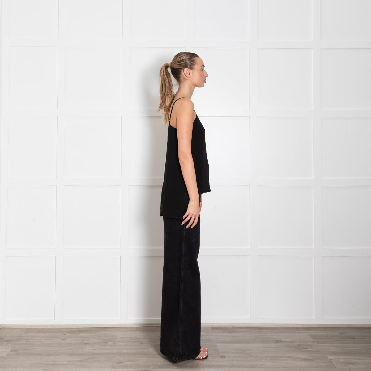 Theory Black Layered Camisole