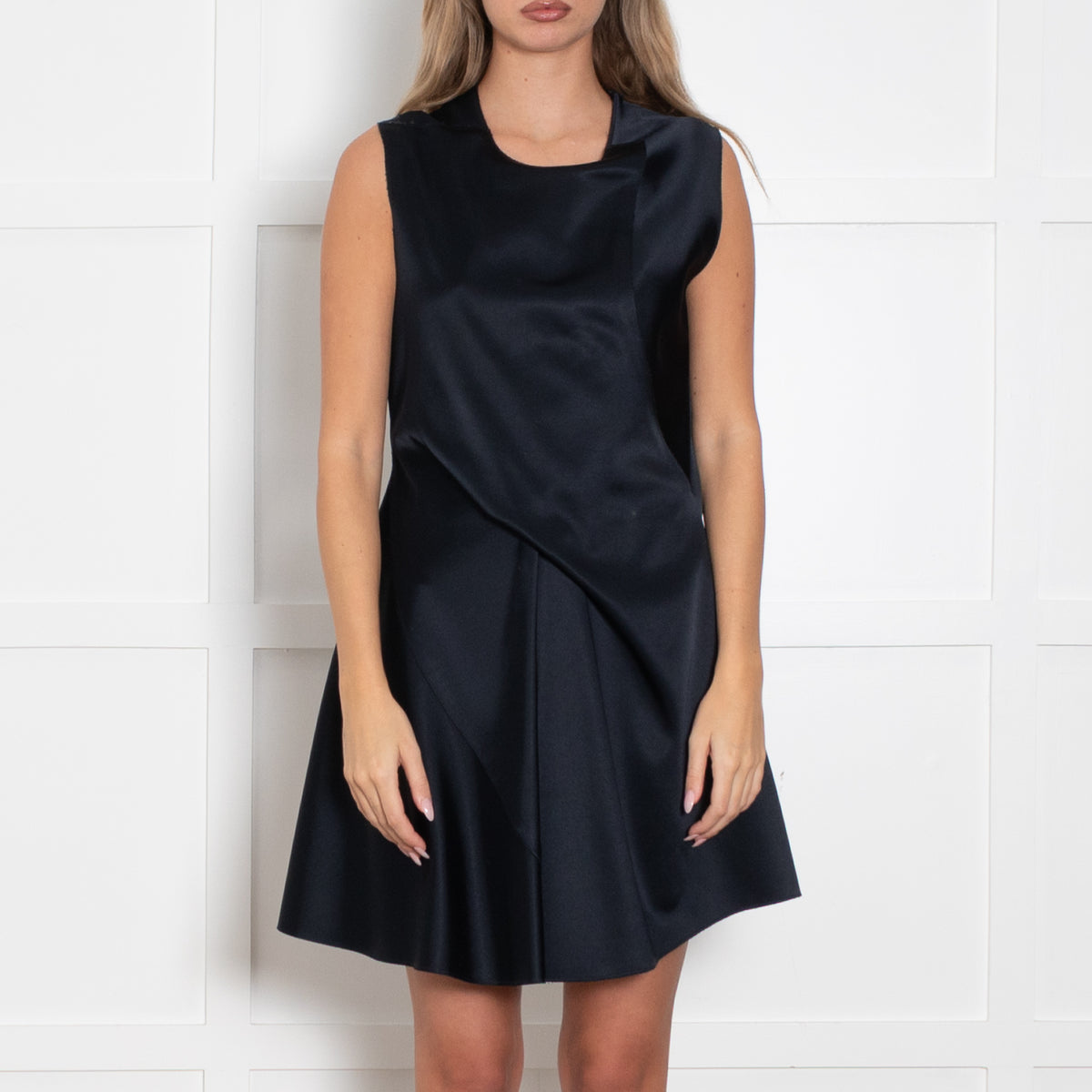 Phillip Lim Black Sleeveless  asymmetric Dress