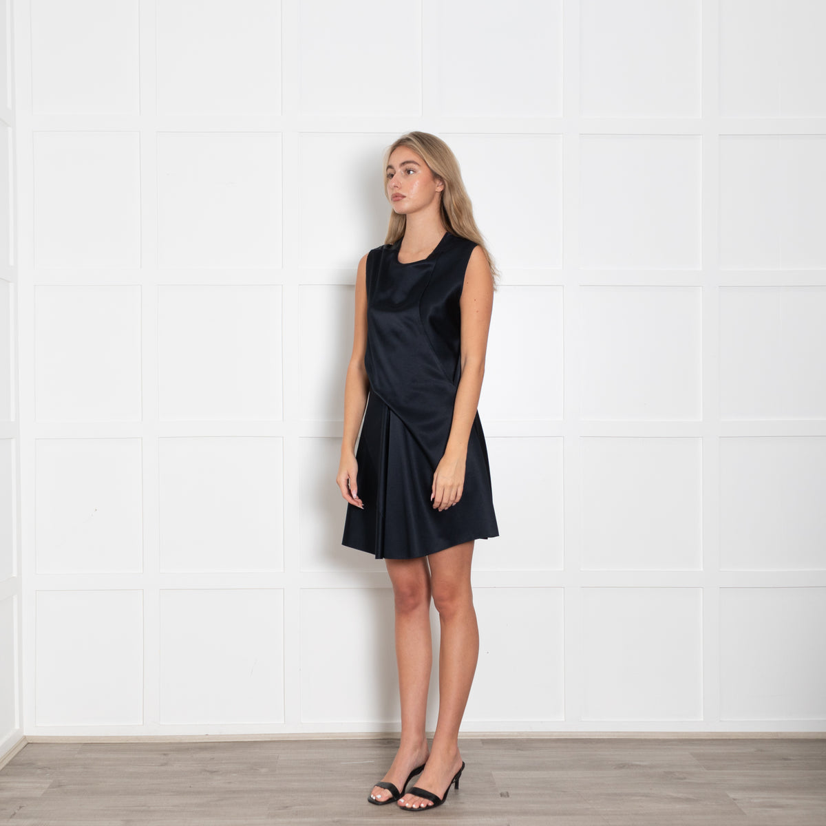Phillip Lim Black Sleeveless  asymmetric Dress