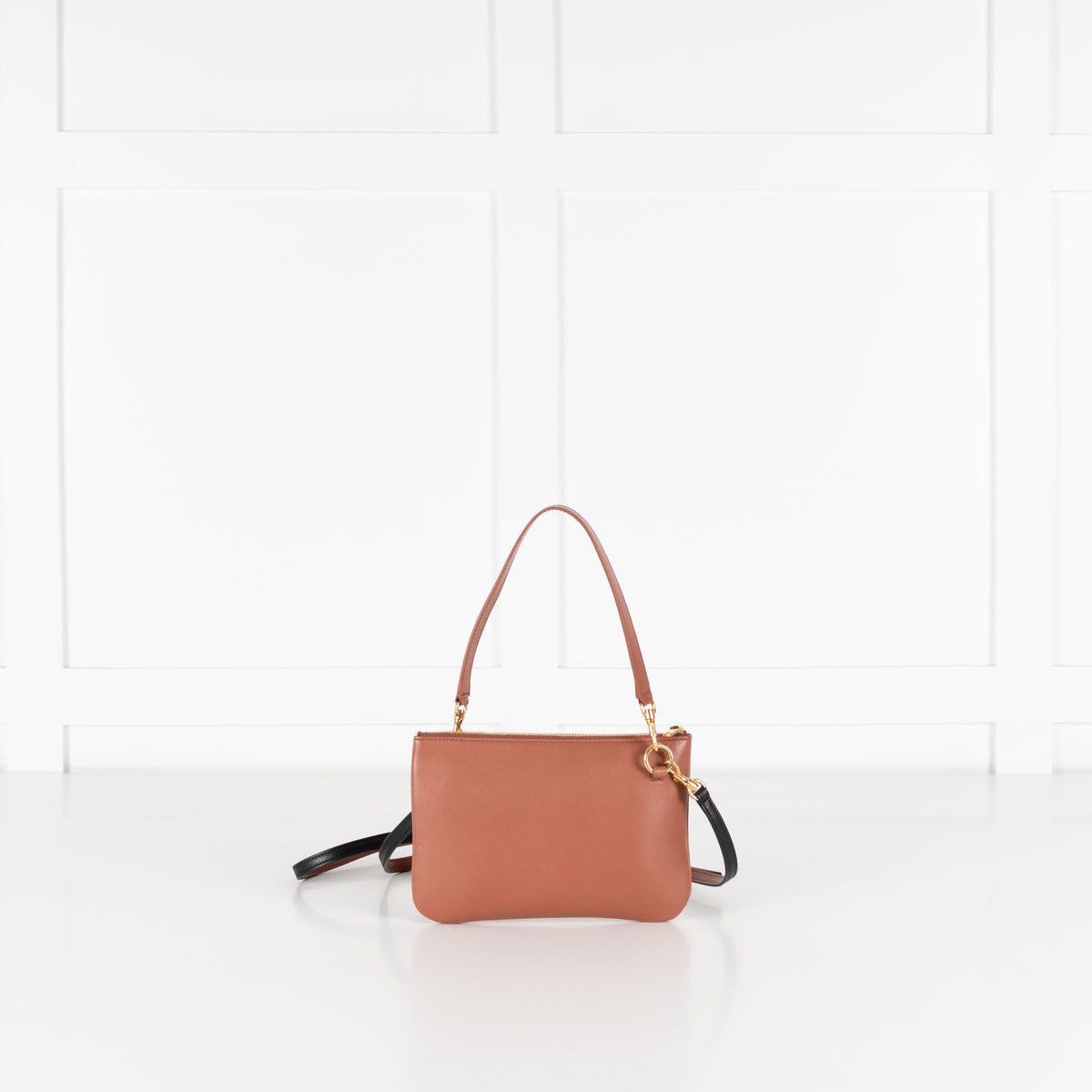 Jill Sander Tan Leather Small Pochette