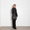 Twin-Set Simona Barbieri Black Shiny Belted A Line Puffa Coat