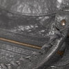 Balenciaga Grey Crushed Leather City Bag