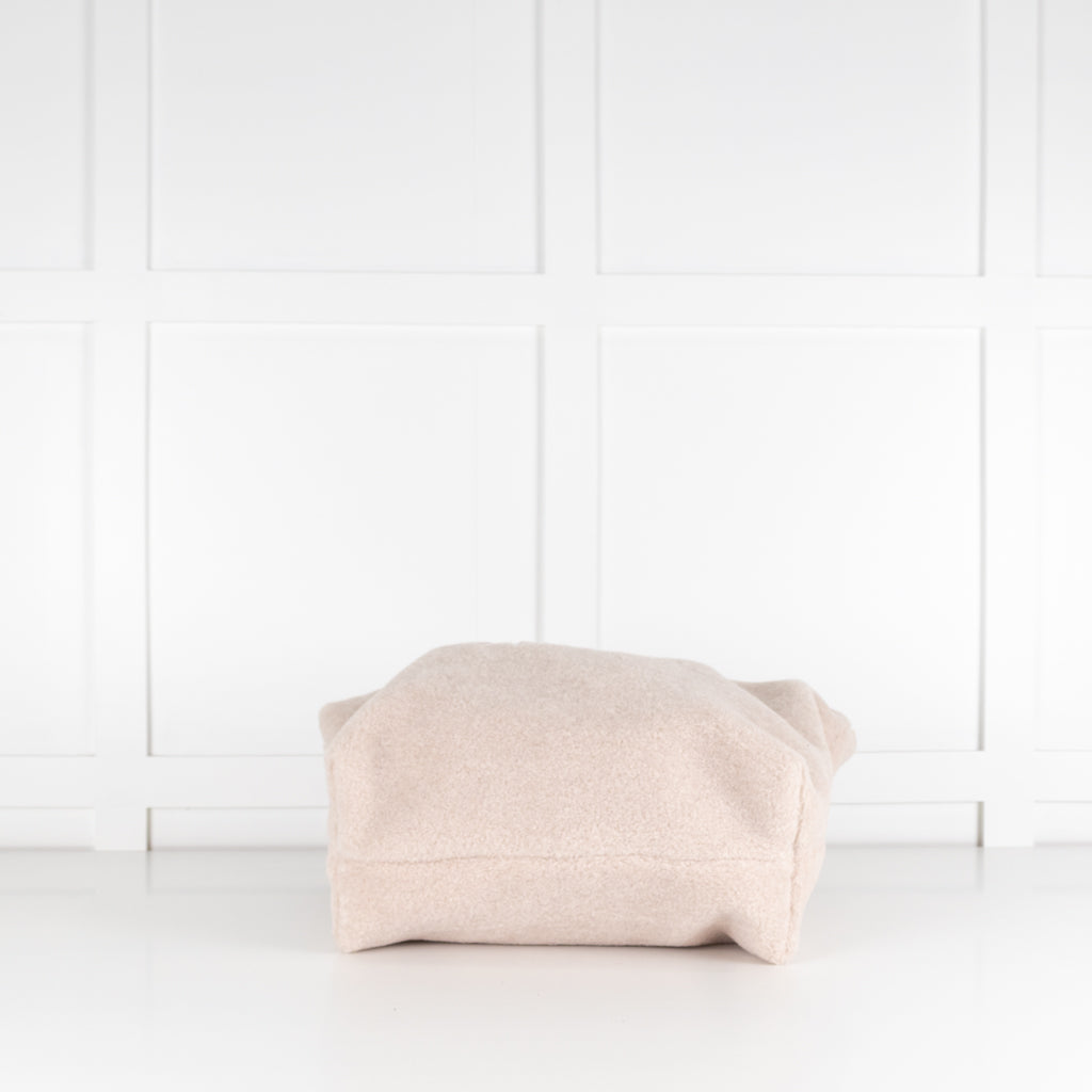 APC Ninon Cream Boucle Tote Bag