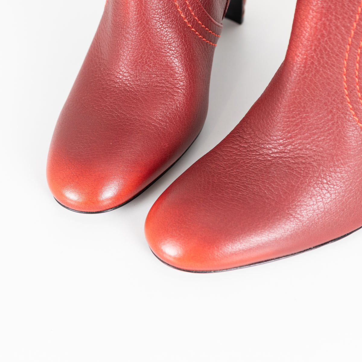 Bottega Veneta Skyatos Baccara Rose Calf Boot