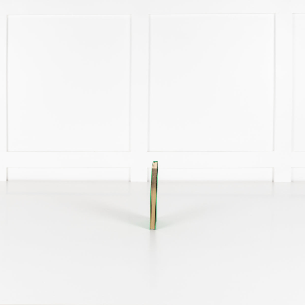 Smythson Green Panama Leather Notebook