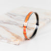 Hermes Orange Silver Enamel Sellier Bracelet